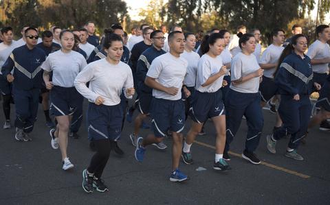 air force fitness standards